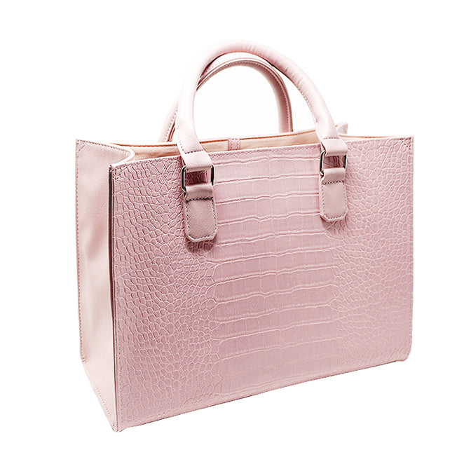 Emilio Pucci Pink Transparent Signature Tote Bag w/pouch at FORZIERI