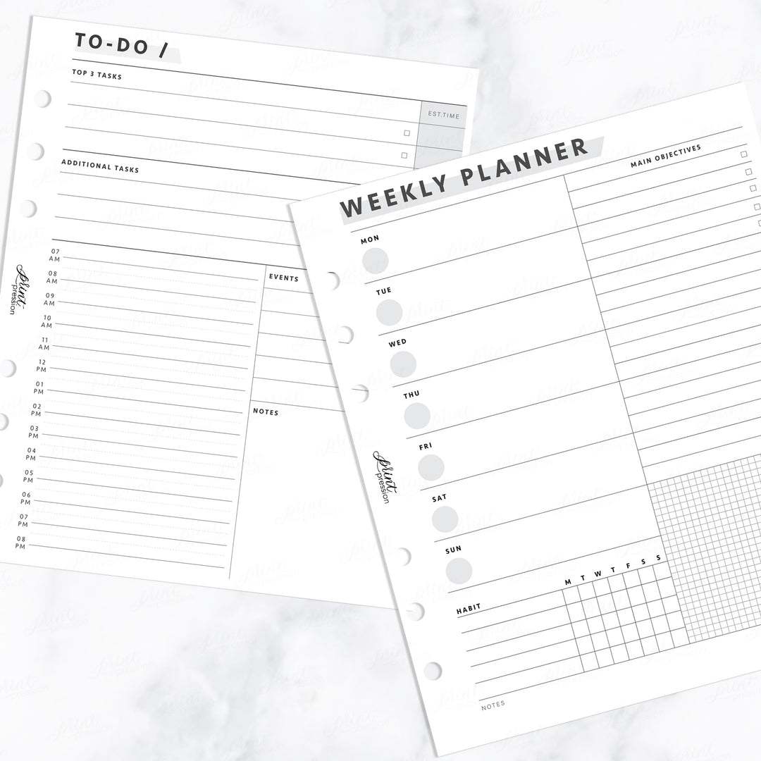 WEEKLY + DAILY | PRINTABLE PLANNER